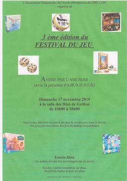 festival du jeu grillon 17 novembre2019