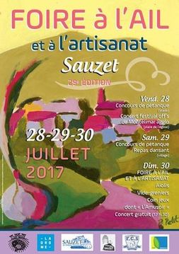 FETE DE L'AIL SAUZET DIMANCHE 30 JUILLET 2017